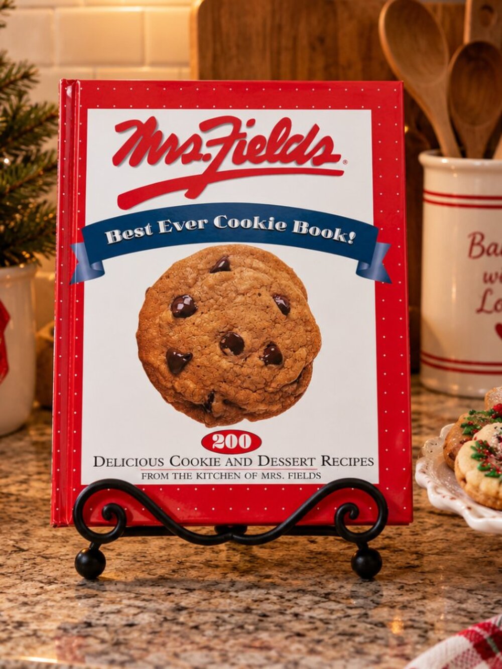 Vintage 1998 Mrs. Fields Best Ever Cookie Book 200 Cookie & Dessert Recipes Hard